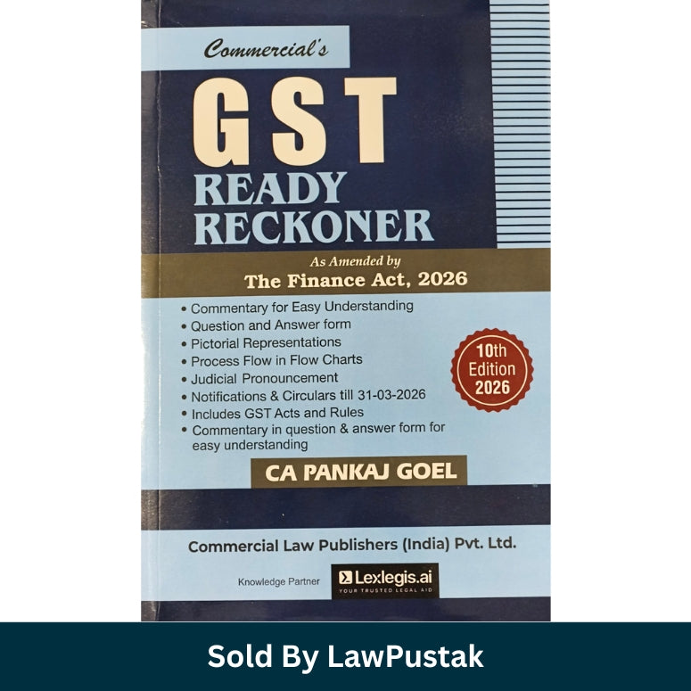 GST Ready Reckoner 2026 India CA Pankaj Goel GST law book