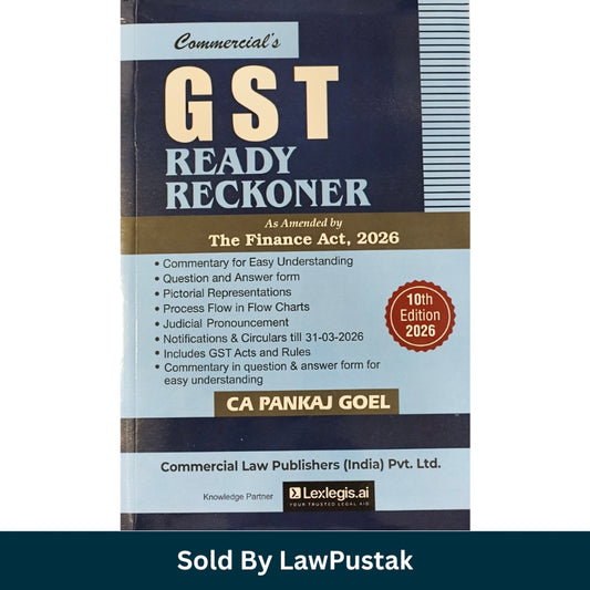GST Ready Reckoner 2026 India CA Pankaj Goel GST law book