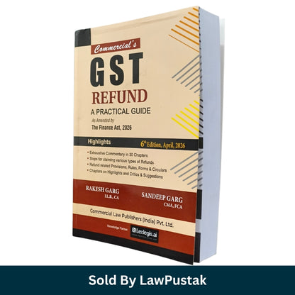 GST refund practical guide book India 2026 Rakesh Garg taxation law