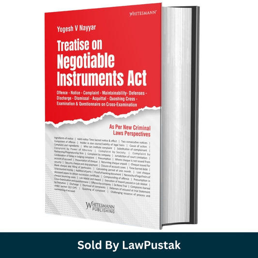 Negotiable Instruments Act book India cheque bounce law guide 2026 Yogesh Nayyar