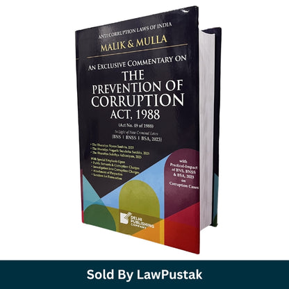 Prevention of Corruption Act Book India Malik Mulla