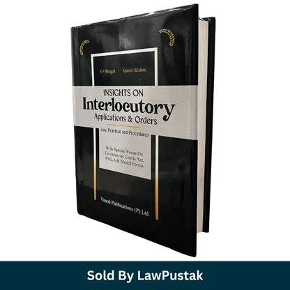 PMLA Interlocutory Orders Book India