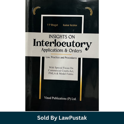 PMLA Interlocutory Orders Book India
