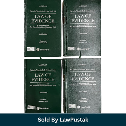 Law of Evidence 4 Volume Set 2025 LexisNexis Bharatiya Sakshya Adhiniyam book
