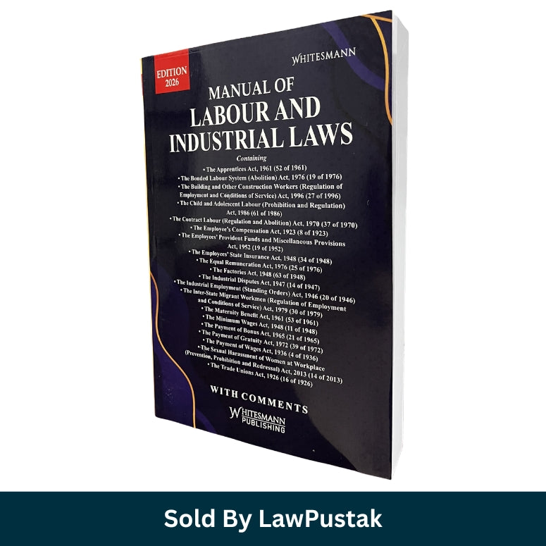 Labour and Industrial Laws Book 2026 India Manual with Comments Whitesmann Publishing cover