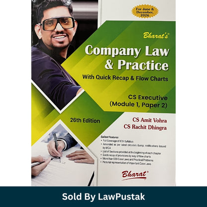 CS Executive Company Law Guide Latest Edition 2026