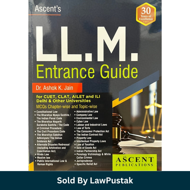 LLM Entrance Guide Book 2026 India – Lawpustak.com