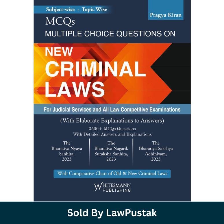 MCQs on New Criminal Laws by Pragya Kiran for Judiciary Exams India | BNS BNSS BSA 2023 Guide with 3500 MCQs