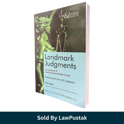 Landmark Judgments 5th Edition 2025 Book Cover | Leading Cases of Indian Courts | Law & Justice Publishing Co.
