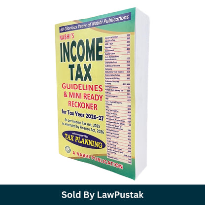 Nabhi Income Tax Guidelines and Mini Ready Reckoner 2026-27 with Tax Planning | Income Tax Act 2025 Finance Act 2026 India