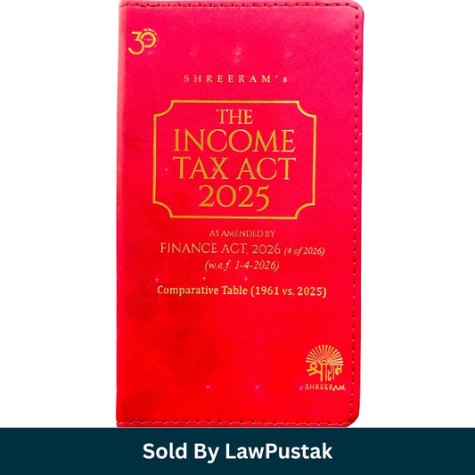 The Income Tax Act 2025 Pocket Edition Updated by Finance Act 2026 Premium Hardbound Tax Law Reference India