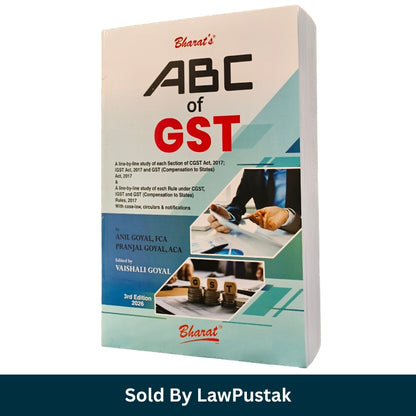 ABC of GST 3rd Edition 2026 by Anil Goyal and Pranjal Goyal GST Law Guide India Bharat Law House