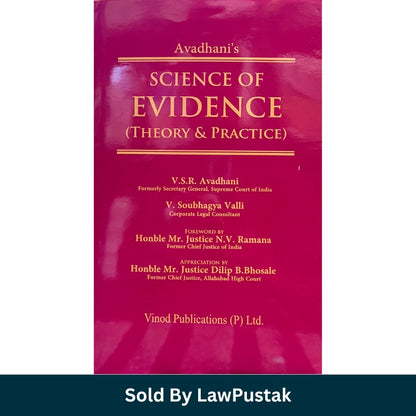 Avadhani Science of Evidence Theory and Practice by V.S.R. Avadhani and V. Soubhagya Valli Hardcover Law of Evidence Book by Vinod Publications India