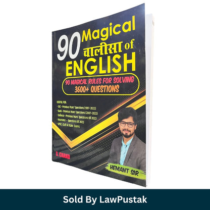90 Magical Chalisa of English by Hemant Sir S Chand English Competitive Exam Book 3600 Questions SSC Banking Defence CLAT India 2026