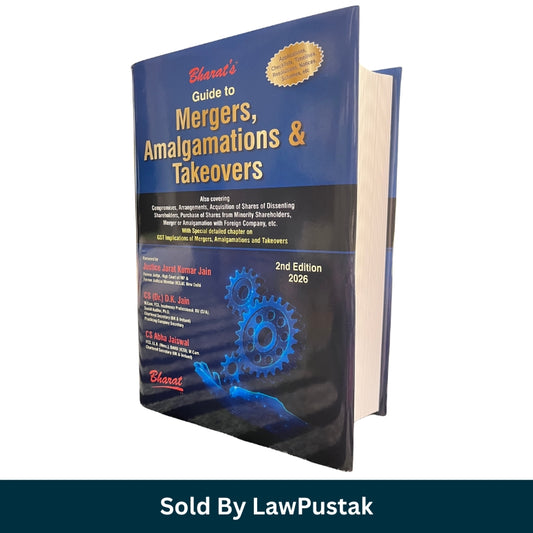 Bharat Guide to Mergers Amalgamations and Takeovers 2nd Edition 2026 by CS Dr DK Jain and CS Abha Jaiswal Hardcover Corporate Law Book India