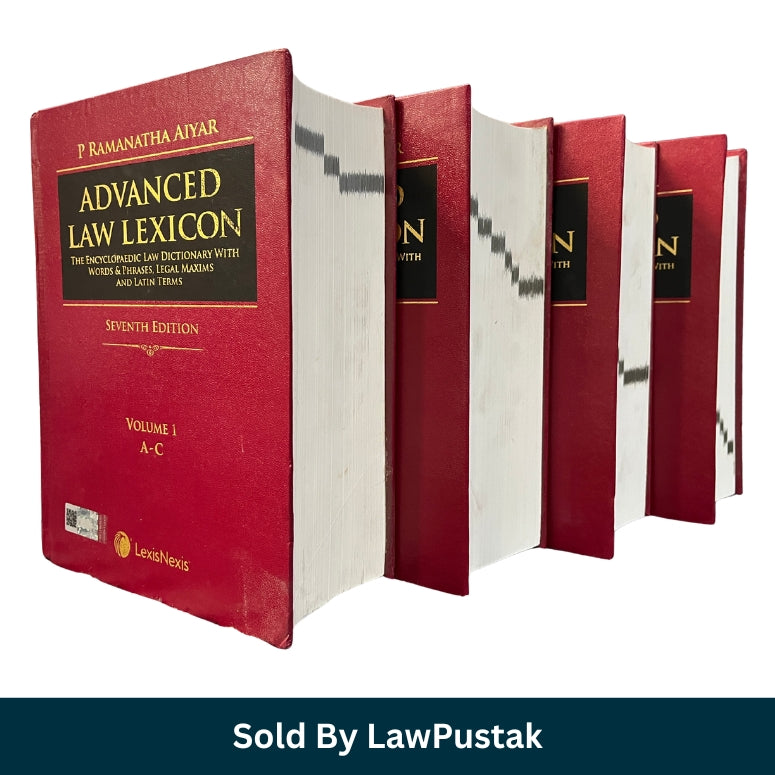 Advanced Law Lexicon Seventh Edition 4 Volume Set by P. Ramanatha Aiyar Hardcover LexisNexis Legal Dictionary India