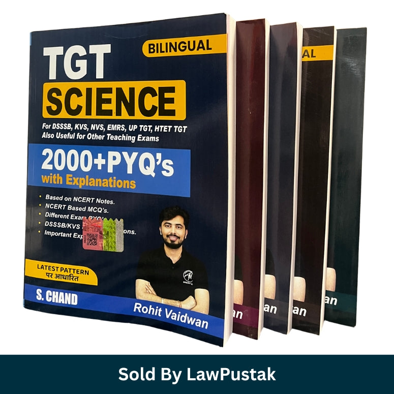 Rohit Vaidwan TGT PGT PYQs Combo Set Latest Edition 2026 S. Chand Science English Hindi Social Science Sanskrit Books for DSSSB KVS NVS HTET UP TGT India