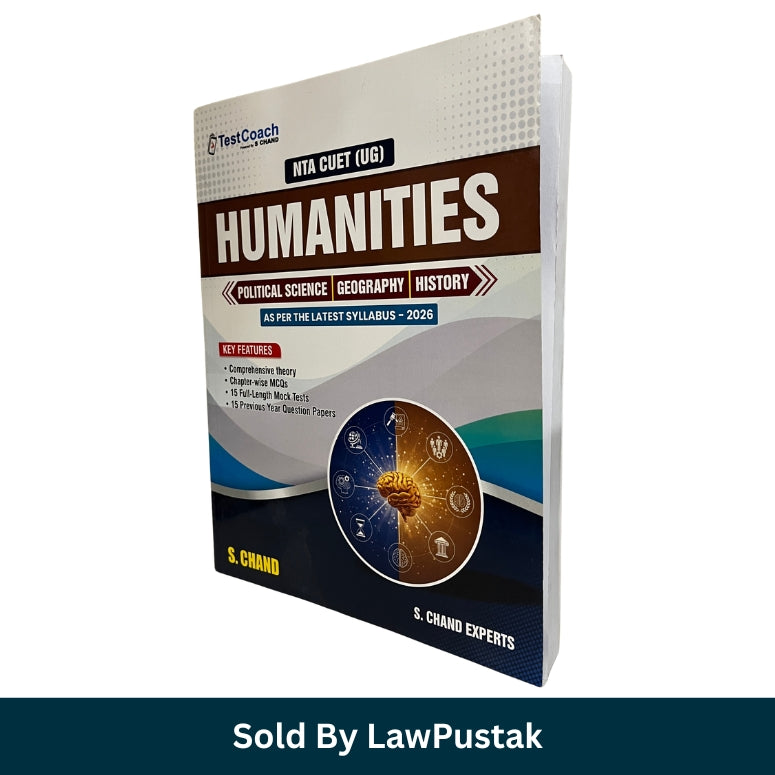 S. Chand NTA CUET UG Humanities Political Science Geography History Prep Guide Book 2026 TestCoach Paperback Cover.