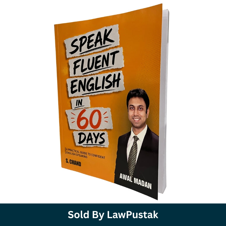 S. Chand Speak Fluent English in 60 Days A Practical Guide to Confident English Speaking Hindi-English Bilingual Book by Awal Madan Paperback Cover.