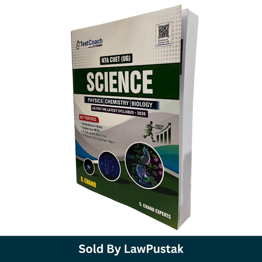 S. Chand TestCoach NTA CUET UG Science Physics Chemistry Biology Guidebook Latest Edition 2026 Paperback Cover and Spine.