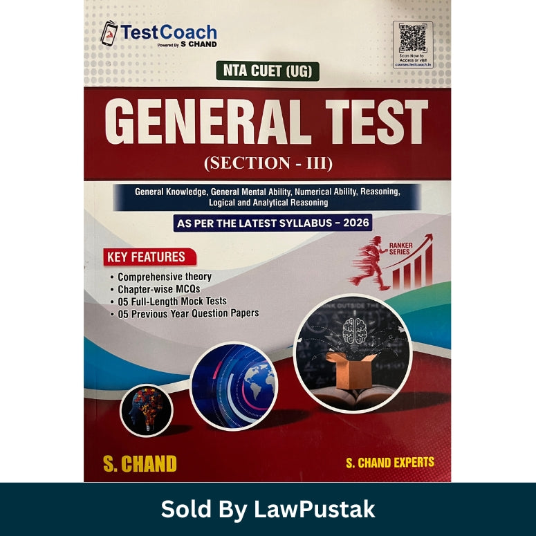 S. Chand's NTA CUET UG General Test Section III prep guide.