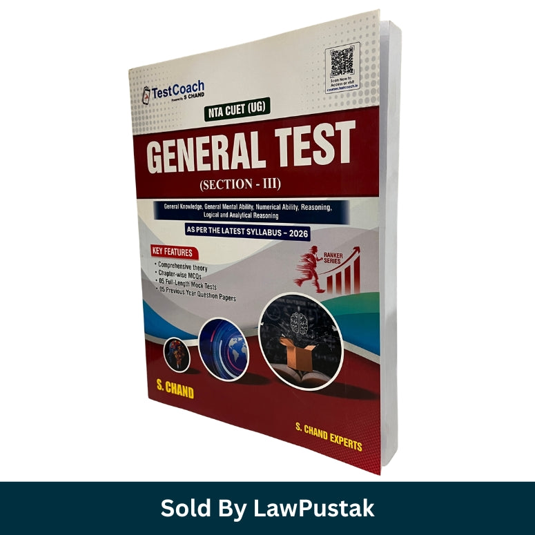 S. Chand's NTA CUET UG General Test Section III prep guide.