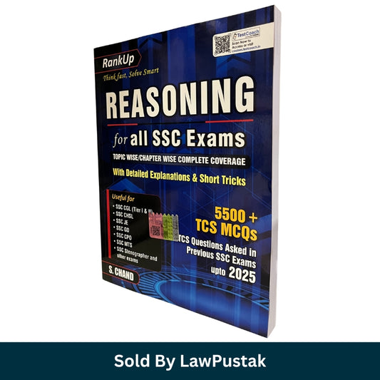 . Chand RankUp Reasoning for All SSC Exams containing 5500 TCS MCQs up to 2025.