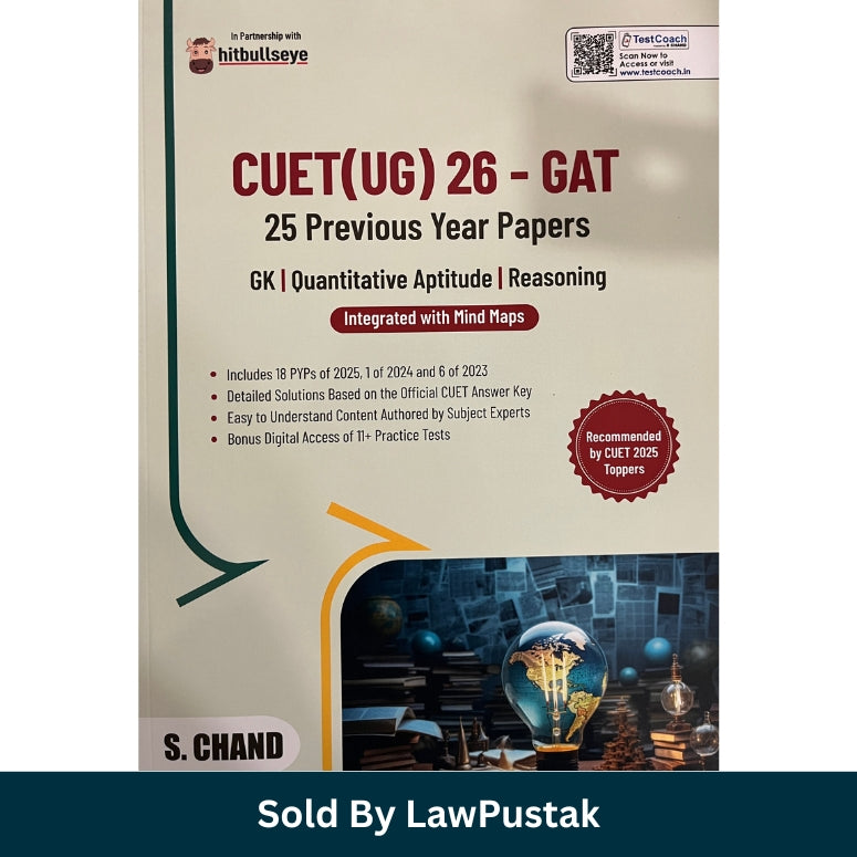 S. Chand CUET UG GAT 25 Previous Year Papers book for 2026 General Test prep.
