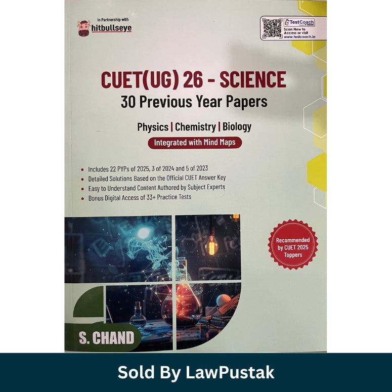 S. Chand CUET UG 2026 Science 30 Previous Year Papers Book for Physics Chemistry Biology Entrance Exam India Paperback