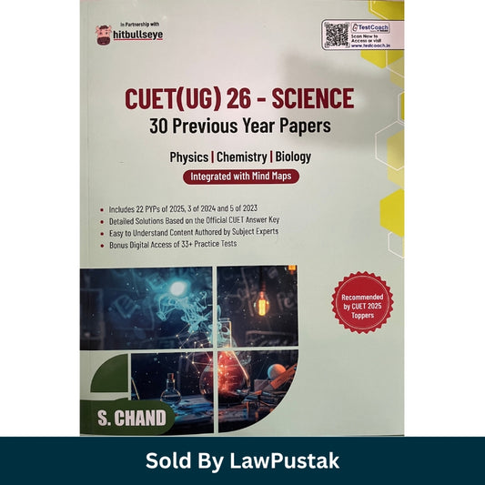 S. Chand CUET UG 2026 Science 30 Previous Year Papers Book for Physics Chemistry Biology Entrance Exam India Paperback