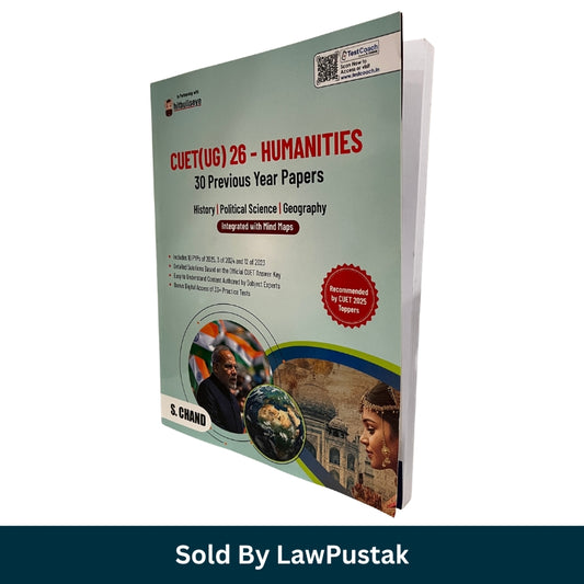CUET UG 2026 Humanities 30 Previous Year Papers Book by S. Chand with Mind Maps for History Political Science Geography India