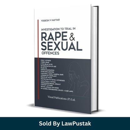 Investigation to Trial in Rape and Sexual Offences 2026 Edition by Yogesh V Nayyar Vinod Publications Hardcover Pre-Order