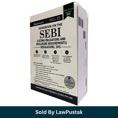 Handbook on SEBI Listing Obligations and Disclosure Requirements Regulations 2015 Third Edition August 2026 Commercial Law Publishers India Paperback Corporate Law Guide