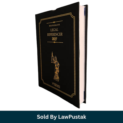 Whitesmann Legal Referencer Black Diary 2027 Law Practice Manual Hardcover Law Book India