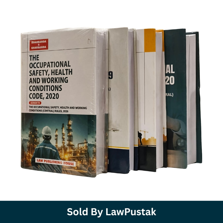 New Labour Codes in India 4 Book Set 2026 Edition by Kharbanda Law Publishing House