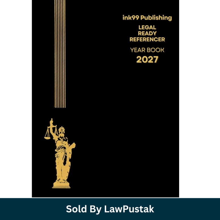 Black Legal Ready Referencer Year Book 2027 Diary by ink99 Publishing for advocates and law students in India