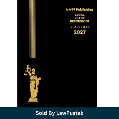 Black Legal Ready Referencer Year Book 2027 Diary by ink99 Publishing for advocates and law students in India