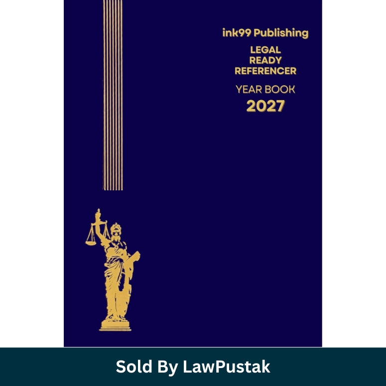 Blue Legal Ready Referencer Year Book 2027 Diary by ink99 Publishing for advocates and law students in India