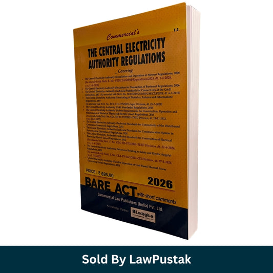 The Central Electricity Authority Regulations 2026 Bare Act with Short Comments Paperback Commercial Law Publishers India Electricity Law Book