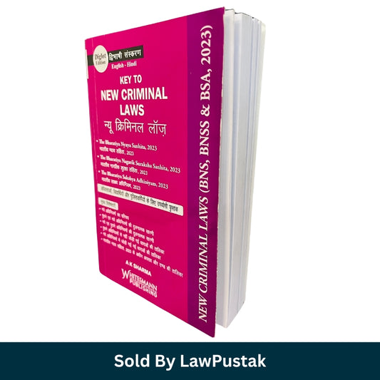 Key to New Criminal Laws - Diglot - Pocket Edition by A K Sharma | Whitesmann Publishing