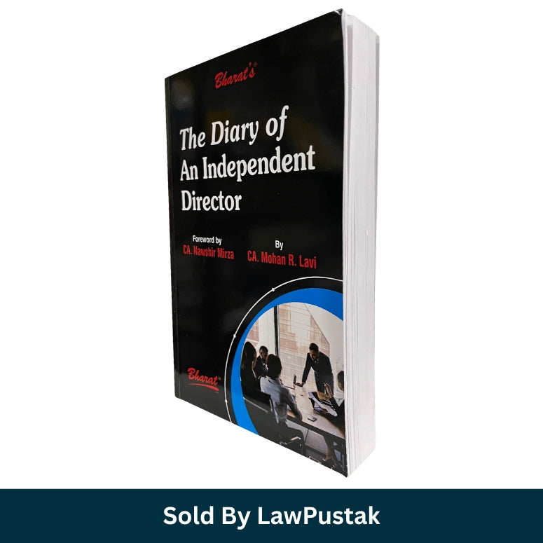 Front Cover: Bharat The Diary of An Independent Director by CA Mohan R Lavi Foreword by CA Nawshir Mirza 2026 Edition Spine / Angle View: Paperback side profile view of Bharat The Diary of An Independent Director book 2026