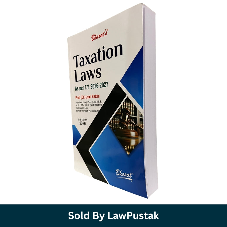 TAXATION LAWS by Dr. Jyoti Rattan – 18th Edition 2026 | Bharat Law House