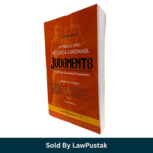 Recent and Landmark Judgments Book 2026 India Gaurav Mehta Vinod Publications Judiciary Exam Guide