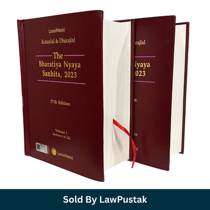Ratanlal and Dhirajlal Bharatiya Nyaya Sanhita 2023 37th Edition 2 Volume Hardbound LexisNexis
Bharatiya Nyaya Sanhita BNS Commentary Book India by Ratanlal Dhirajlal
LexisNexis Bharatiya Nyaya Sanhita 2023 Criminal Law Commentary
Best Criminal Law Book for Judiciary Exam India
BNS 2023 Legal Commentary Hardcover Two Volume Set
