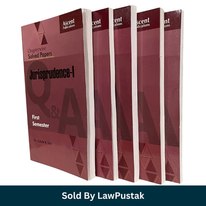 Chapterwise Solved Papers LL.B. First Semester 5 Book Combo by Dr. Ashok K. Jain | Ascent Publications | Contract Family Law Criminal Law Jurisprudence Torts | Best Law Book India 2026