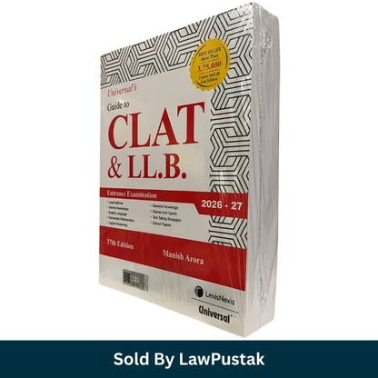 Universal Guide to CLAT & LL.B. 2026–27 37th Edition by Manish Arora | LexisNexis Universal | Best CLAT Preparation Book India