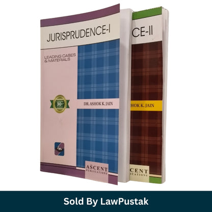 Jurisprudence I & II Leading Cases & Materials Combo by Dr. Ashok K. Jain | Ascent Publications | Best Jurisprudence Book for LL.B. Students & Judiciary Exam India 2026