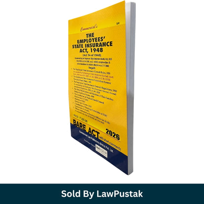 Commercials The Employees State Insurance Act 1948 Bare Act 2026 Edition Commercial Law Publishers Paperback Law Book India