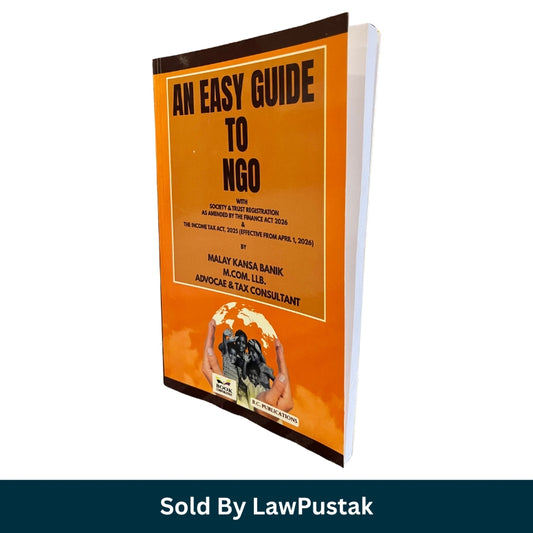 An Easy Guide to NGO by Malay Kansa Banik BC Publications available at Law Pustak