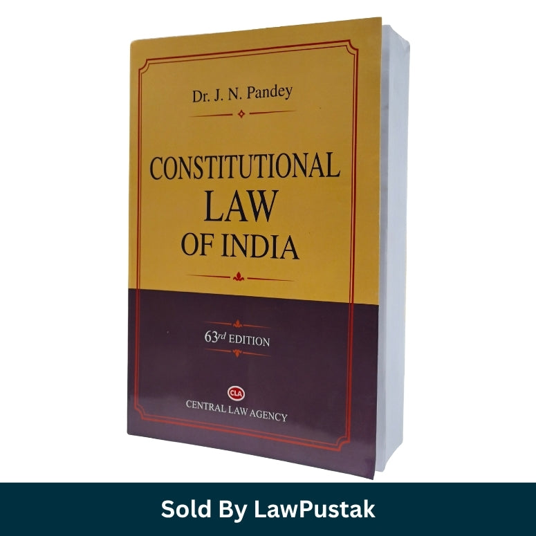 Constitutional Law of India by Dr J N Pandey 63rd Edition Central Law Agency Paperback Book Front Cover